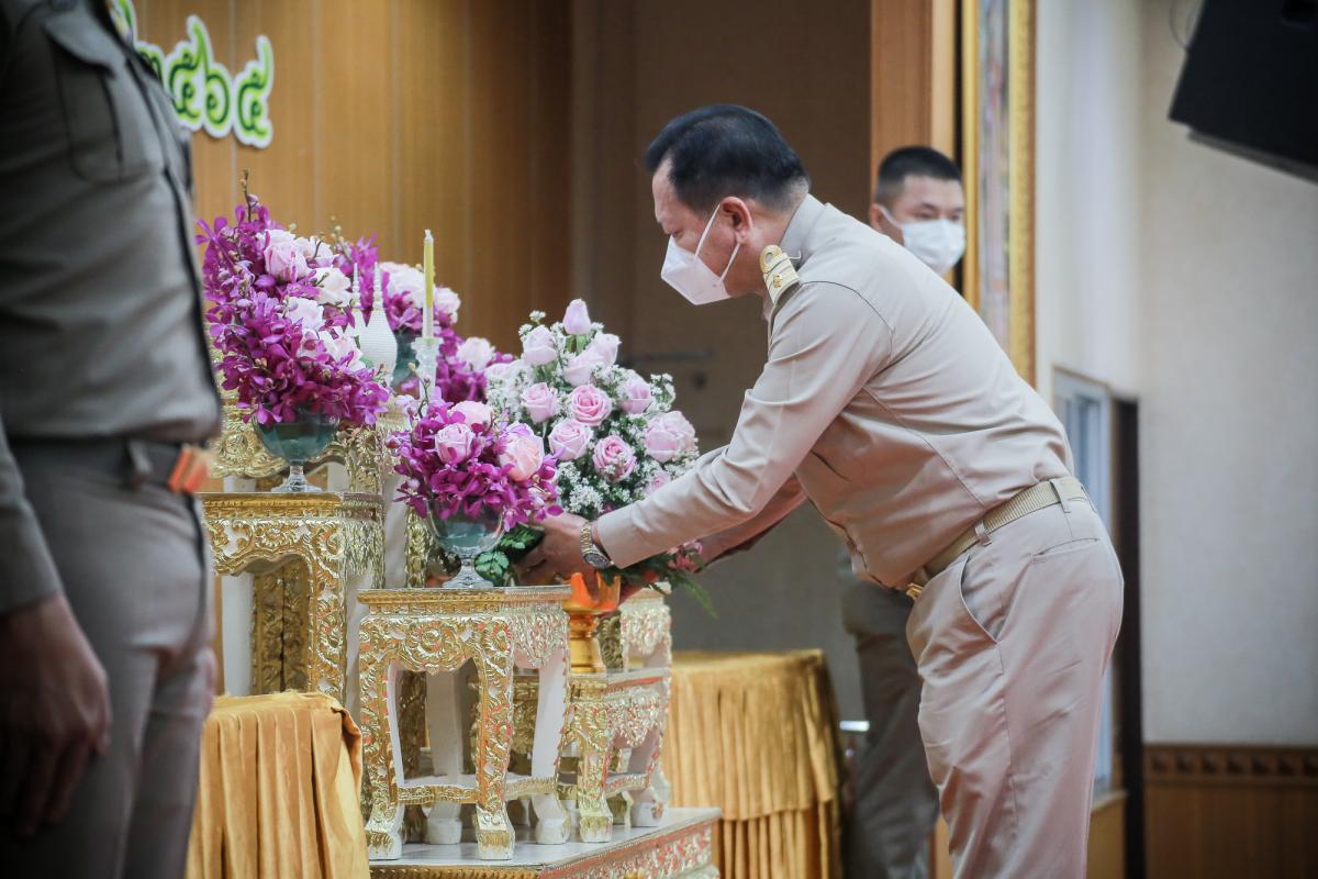 นายก อบจ.ตาก เข้าร่วมพิธีถวายราชสักการะ และกล่าวถวายราชสดุดีพระบาทสมเด็จพระจุลจอมเกล้าเจ้าอยู่หัว เนื่องในวันท้องถิ่นไทย ประจำปี 2565