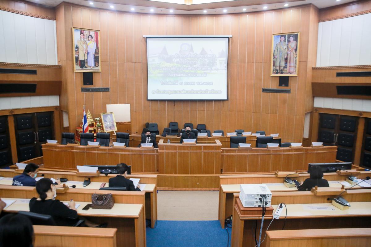 นายกองค์การบริหารส่วนจังหวัดตาก เป็นประธานการประชุมคณะผู้บริหาร หัวหน้าส่วนราชการ หัวหน้าฝ่าย และผู้เกี่ยวข้อง องค์การบริหารส่วนจังหวัดตาก ประจำเดือนเมษายน 2565