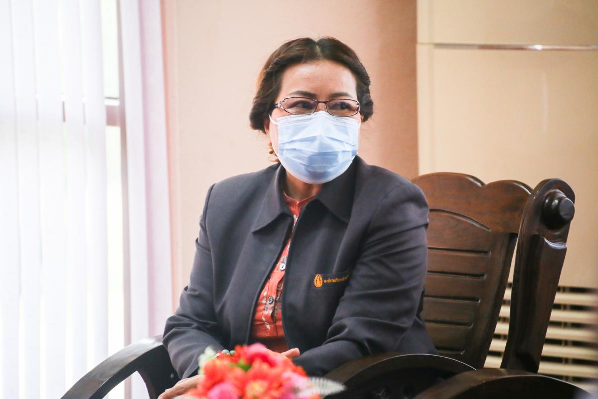 เป็นประธานในพิธีเปิดโครงการฝึกอบรมเสริมสร้างครอบครัวเข้มแข็งของสตรีและบุคคลในครอบครัว ประจำปีงบประมาณ พ.ศ. 2565 รุ่นที่ 1