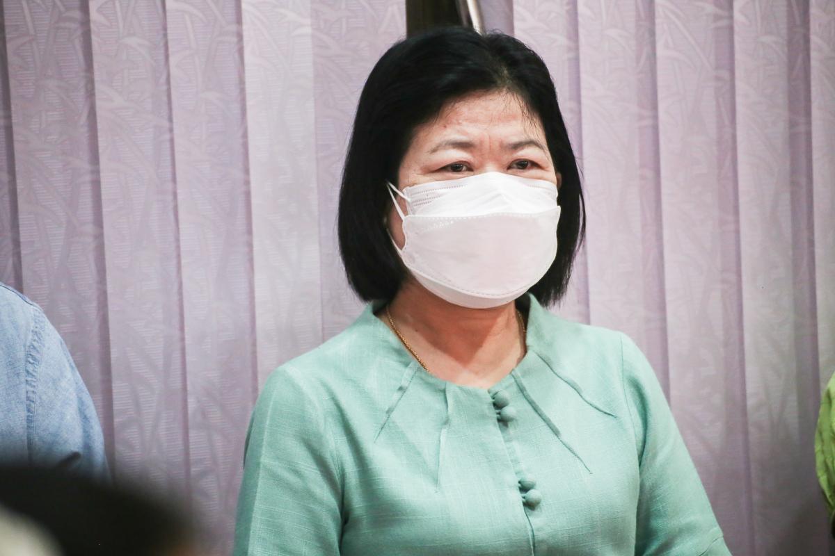 เป็นประธานในพิธีเปิดโครงการฝึกอบรมเสริมสร้างครอบครัวเข้มแข็งของสตรีและบุคคลในครอบครัว ประจำปีงบประมาณ พ.ศ. 2565 รุ่นที่ 1