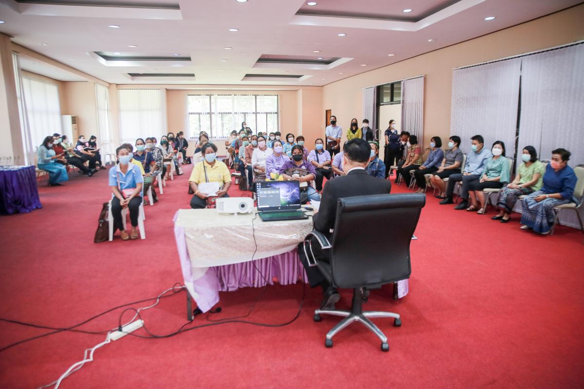 เป็นประธานในพิธีเปิดโครงการฝึกอบรมเสริมสร้างครอบครัวเข้มแข็งของสตรีและบุคคลในครอบครัว ประจำปีงบประมาณ พ.ศ. 2565 รุ่นที่ 1