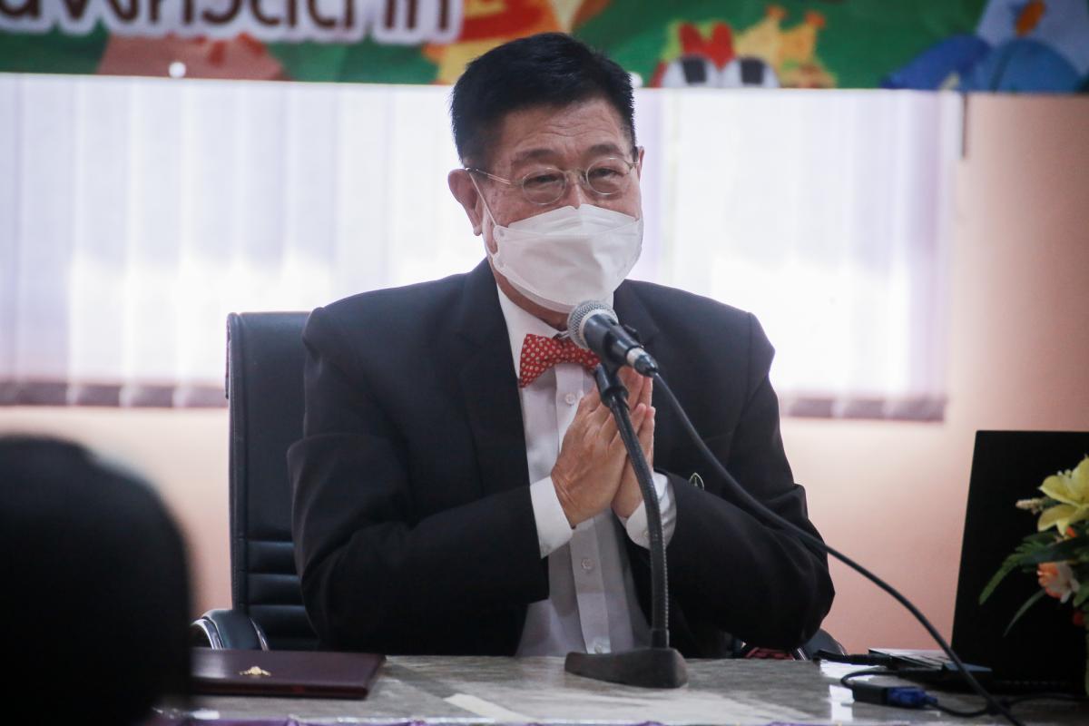 เป็นประธานในพิธีเปิดโครงการฝึกอบรมเสริมสร้างครอบครัวเข้มแข็งของสตรีและบุคคลในครอบครัว ประจำปีงบประมาณ พ.ศ. 2565 รุ่นที่ 1