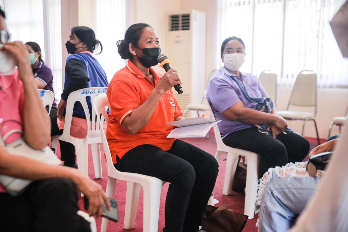 เป็นประธานในพิธีเปิดโครงการฝึกอบรมเสริมสร้างครอบครัวเข้มแข็งของสตรีและบุคคลในครอบครัว ประจำปีงบประมาณ พ.ศ. 2565 รุ่นที่ 3