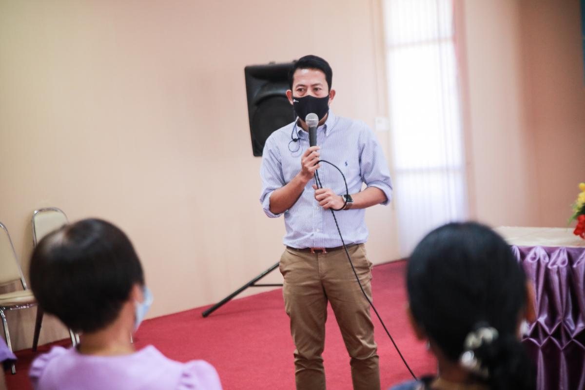 เป็นประธานในพิธีเปิดโครงการฝึกอบรมเสริมสร้างครอบครัวเข้มแข็งของสตรีและบุคคลในครอบครัว ประจำปีงบประมาณ พ.ศ. 2565 รุ่นที่ 3