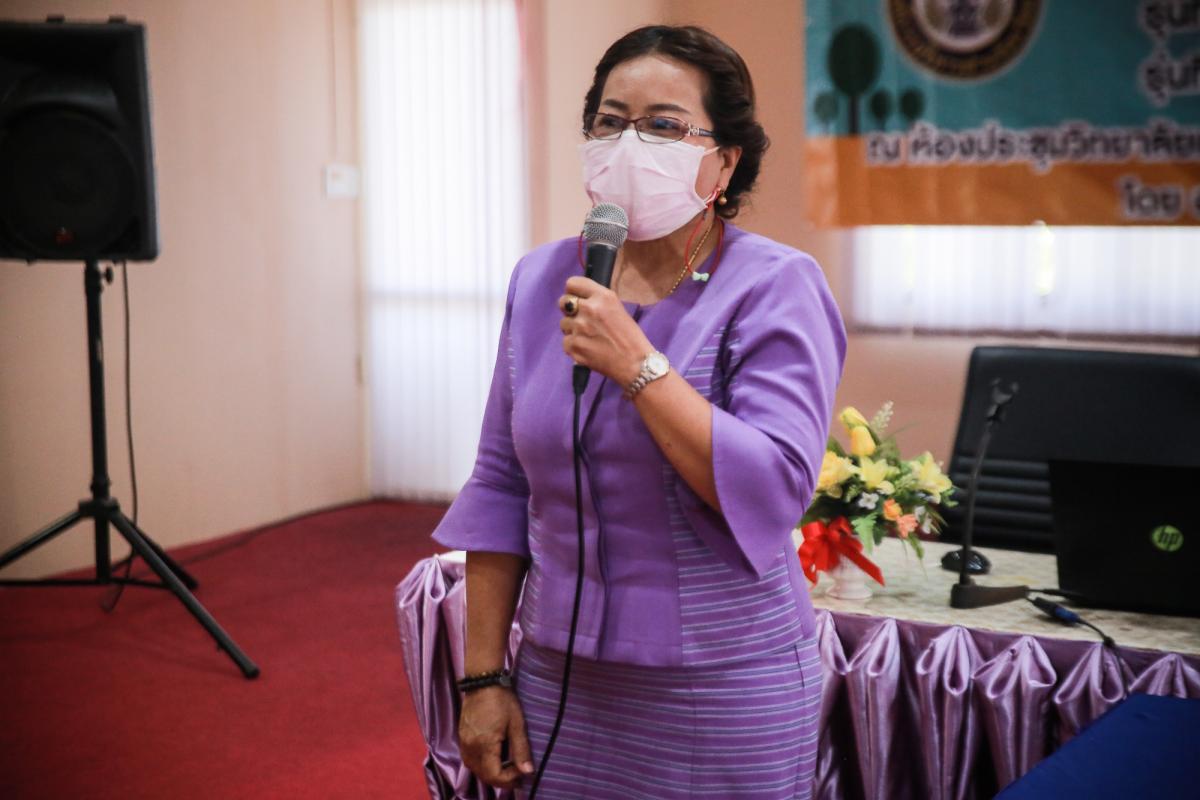 เป็นประธานในพิธีเปิดโครงการฝึกอบรมเสริมสร้างครอบครัวเข้มแข็งของสตรีและบุคคลในครอบครัว ประจำปีงบประมาณ พ.ศ. 2565 รุ่นที่ 3