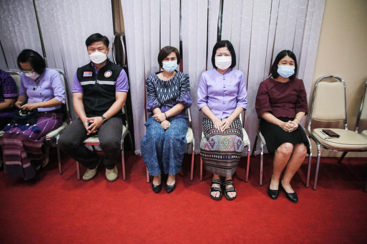 เป็นประธานในพิธีเปิดโครงการฝึกอบรมเสริมสร้างครอบครัวเข้มแข็งของสตรีและบุคคลในครอบครัว ประจำปีงบประมาณ พ.ศ. 2565 รุ่นที่ 3