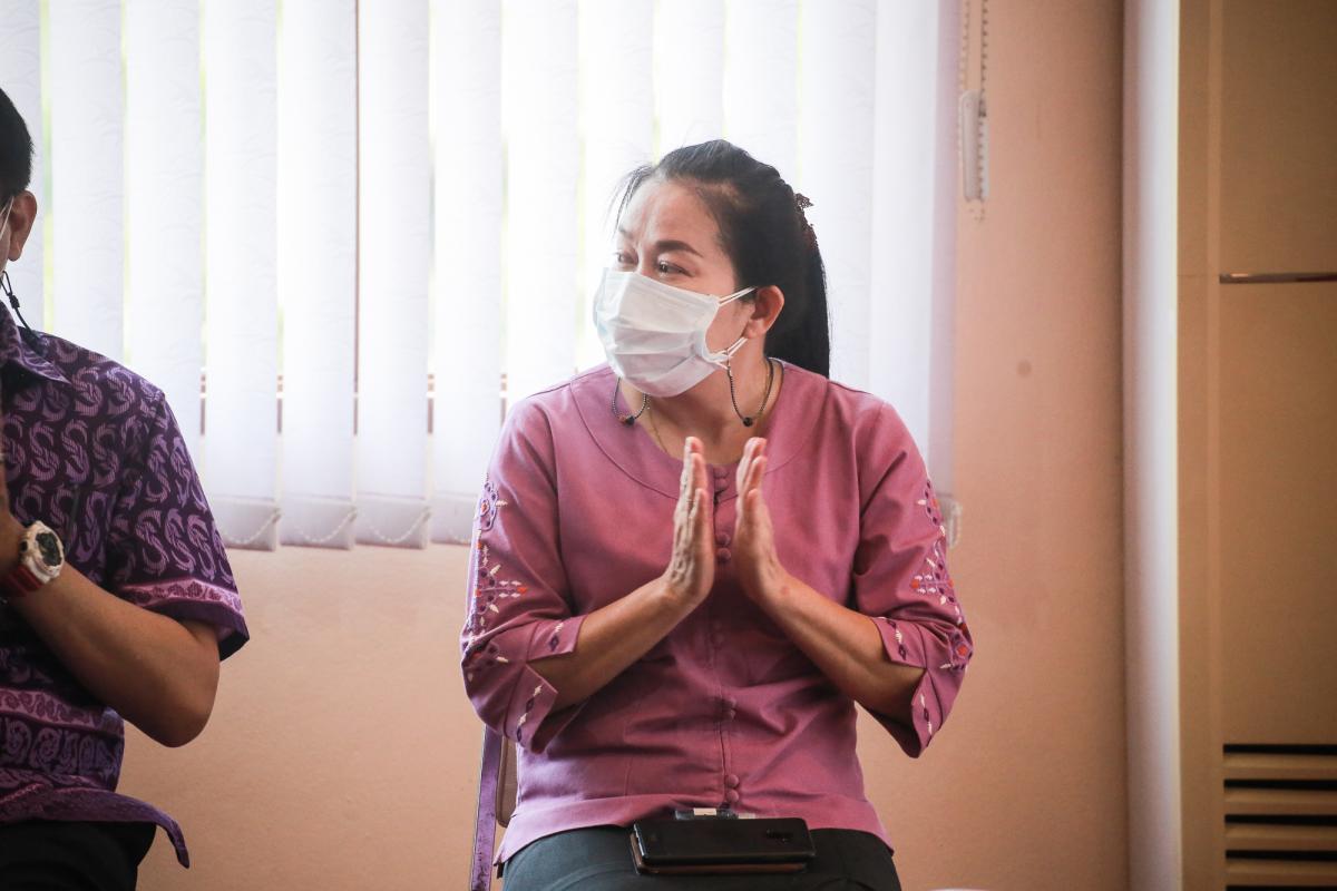 เป็นประธานในพิธีเปิดโครงการฝึกอบรมเสริมสร้างครอบครัวเข้มแข็งของสตรีและบุคคลในครอบครัว ประจำปีงบประมาณ พ.ศ. 2565 รุ่นที่ 3