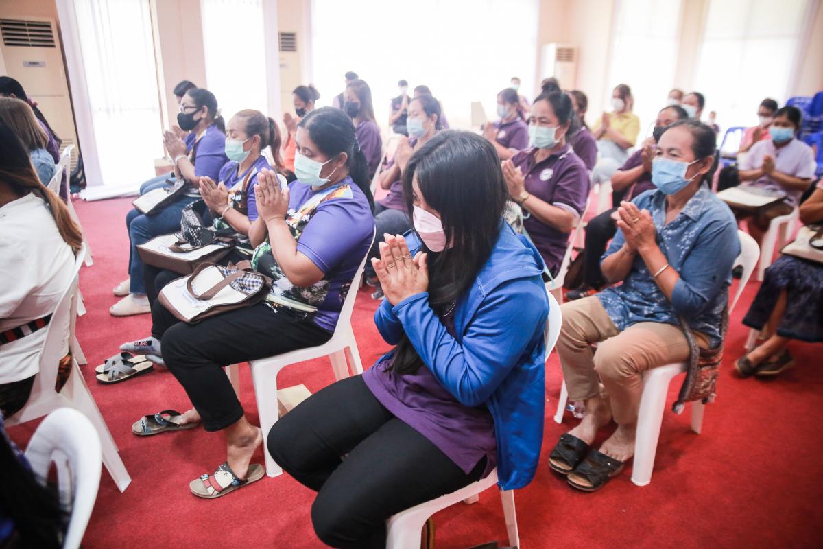 เป็นประธานในพิธีเปิดโครงการฝึกอบรมเสริมสร้างครอบครัวเข้มแข็งของสตรีและบุคคลในครอบครัว ประจำปีงบประมาณ พ.ศ. 2565 รุ่นที่ 3
