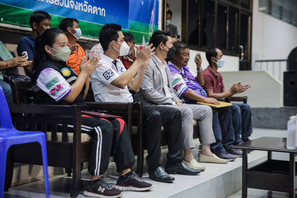 ว่าที่ ดร.ฑีฆะพล ทวีเกื้อกูลกิจ รองนายกองค์การบริหารส่วนจังหวัดตาก เป็นประธานในพิธีปิด โครงการแข่งขันกีฬา อบจ.ตาก คัพ ครั้งที่ 3