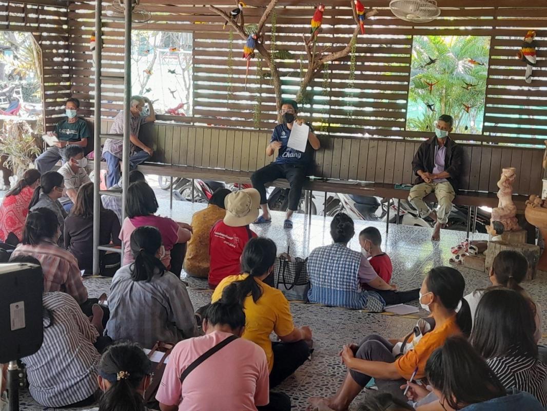 การประชุมประจำเดือน อสม.ในเขตรับผิดชอบ