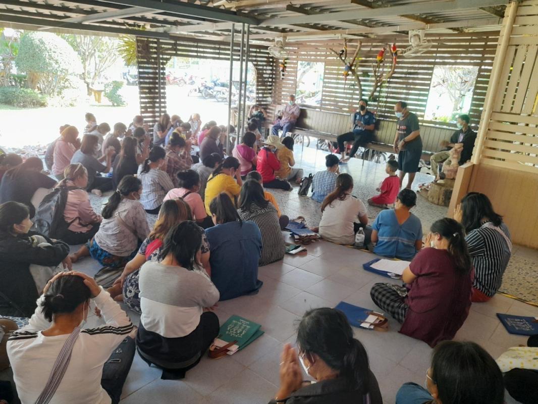 การประชุมประจำเดือน อสม.ในเขตรับผิดชอบ