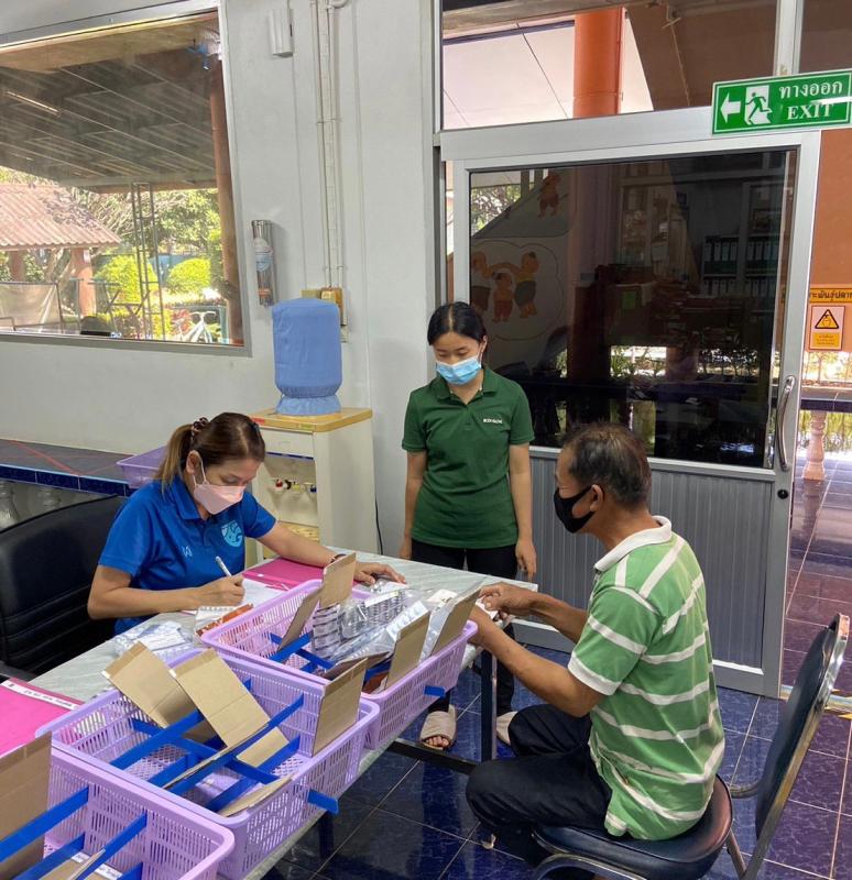 รพ.สต.บ้านสันป่าไร่ จ่ายยา pt NCD กลุ่ม 1 (DM)