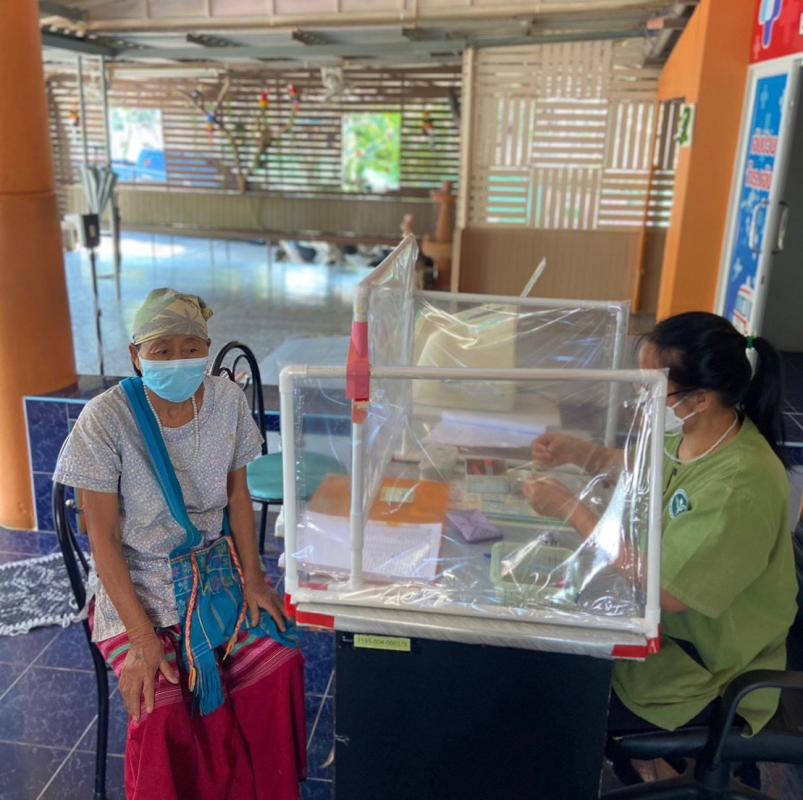 รพ.สต.บ้านสันป่าไร่ จ่ายยา pt NCD กลุ่ม 1 (DM)