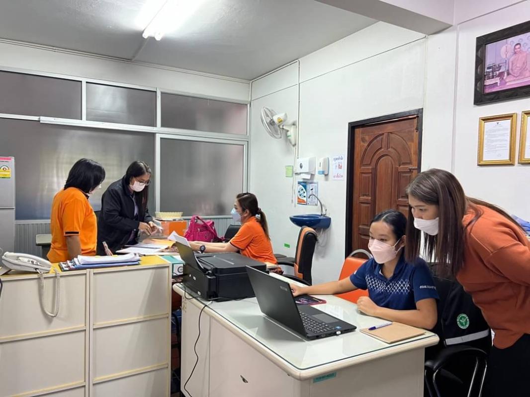 รพ.สต.บ้านสันป่าไร่ รับการติดตามการบันทึกบัญชี รายงานการเงินงบทดลอง และรายละเอียดประกอบ