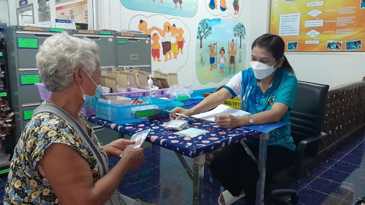 รพ.สต.บ้านสันป่าไร่ จ่ายยา pt NCD กลุ่ม 3 (HTไทย)