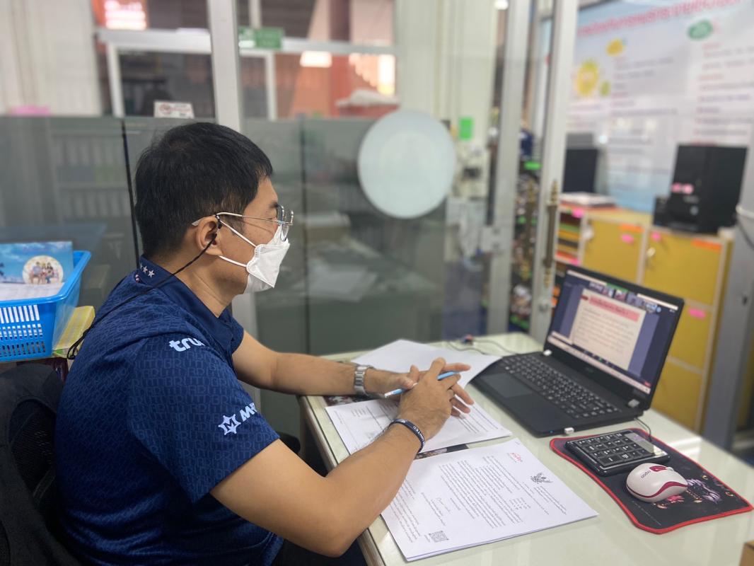 21/4/66 จนท.รพ.สต.บ้านสันป่าไร่เข้าร่วมอบรมโครงการพัฒนาเครือข่ายวิทยาศาสตร์การแพทย์ชุมชนผ่านทางระบบออนไลน์Application Zoom จัดโดยศูนย์วิทยาศาสตร์การแพทย์ที่ 2 พิษณุโลก