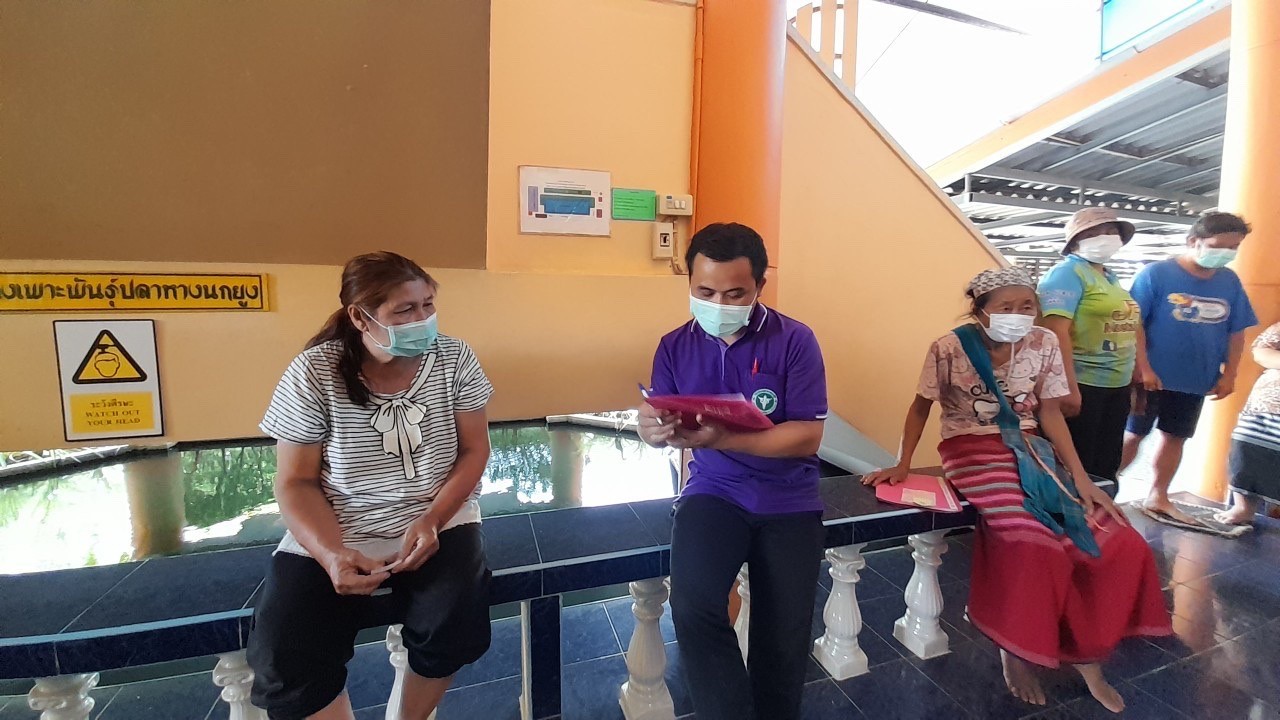 25/4/66 ช่วงบ่าย รพ.สต.บ้านสันป่าไร่ ร่วมกับทีม รพ.แม่ระมาด จ่ายยา , พบแพทย์ , นับจำนวนยา และ ทบทวนความเข้าใจการทานยาก่อนกลับบ้าน ในผู้ป่วยโรคเบาหวานที่รับยาที่ รพ.สต.บ้านสันป่าไร่