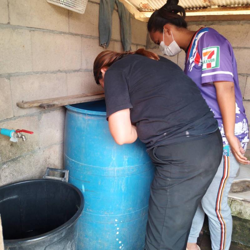 4/5/66 อสม.ม.2 บ้านตีนธาตุและม.3บ้านป่าไร่เหนือสำรวจและทำลายแหล่งเพาะพันธ์ลูกน้ำยุงลาย 100 เมตร รอบบ้านงานศพและงานแต่งงาน