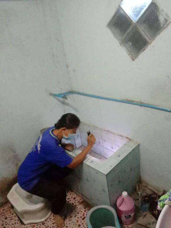 4/5/66 อสม.ม.2 บ้านตีนธาตุและม.3บ้านป่าไร่เหนือสำรวจและทำลายแหล่งเพาะพันธ์ลูกน้ำยุงลาย 100 เมตร รอบบ้านงานศพและงานแต่งงาน