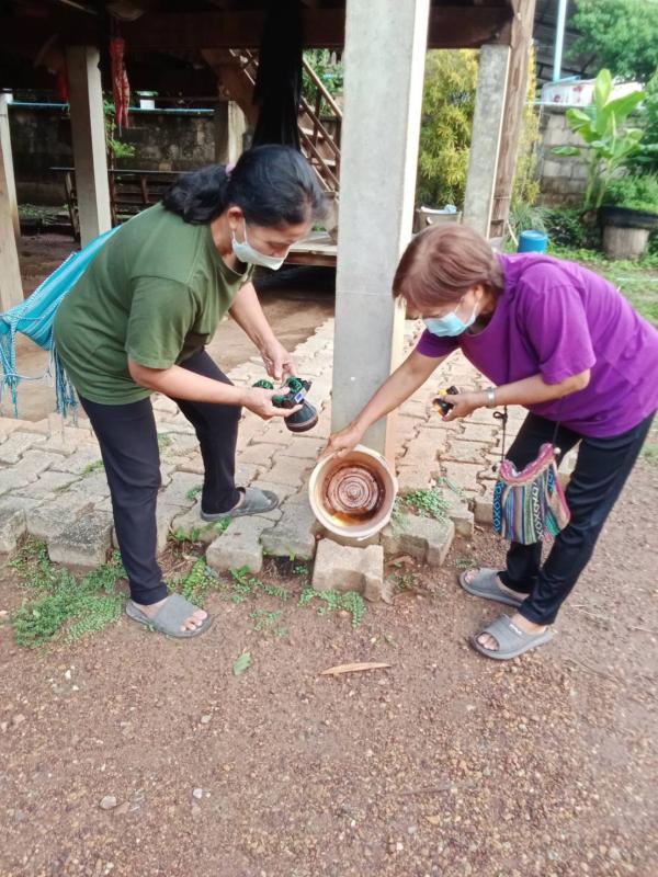 18/5/66 รพ.สต.บ้านสันป่าไร่ร่วมกับอาสาสมัครสาธารณสุขในเขตรับผิดชอบ 3 หมู่บ้าน รณรงค์สำรวจและทำลายแหล่งเพาะพันธ์ลูกน้ำยุงลาย ครั้งที่ 2 ประจำเดือนพฤษภาคม 2566
