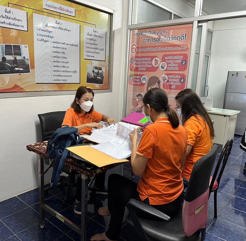 8/6/66 จนท.การเงินและบัญชีของรพ.สต.บ้านสันป่าไร่ ได้รับการติดตามการบันทึกบัญชี การจัดทำรายงานการเงินและการคำนวณค่าเสื่อมราคาสินทรัพย์ของรพ.สต.บ้านสันป่าไร่ จากคณะทำงานกองคลัง อบจ.ตาก