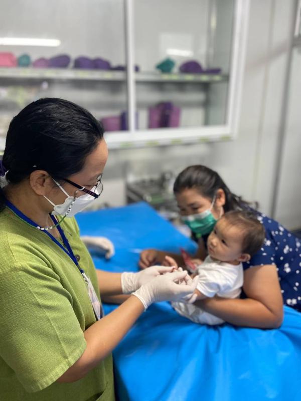 14/6/66 รพ.สต.บ้านสันป่าไร่ ให้บริการฉีดวัคซีน , เคลือบฟลูออไรด์ , เจาะเลือดตรวจ hct , จ่ายยา para syr และ ferrous syr เด็ก อายุ 0-5 ปี จำนวน 28 ราย