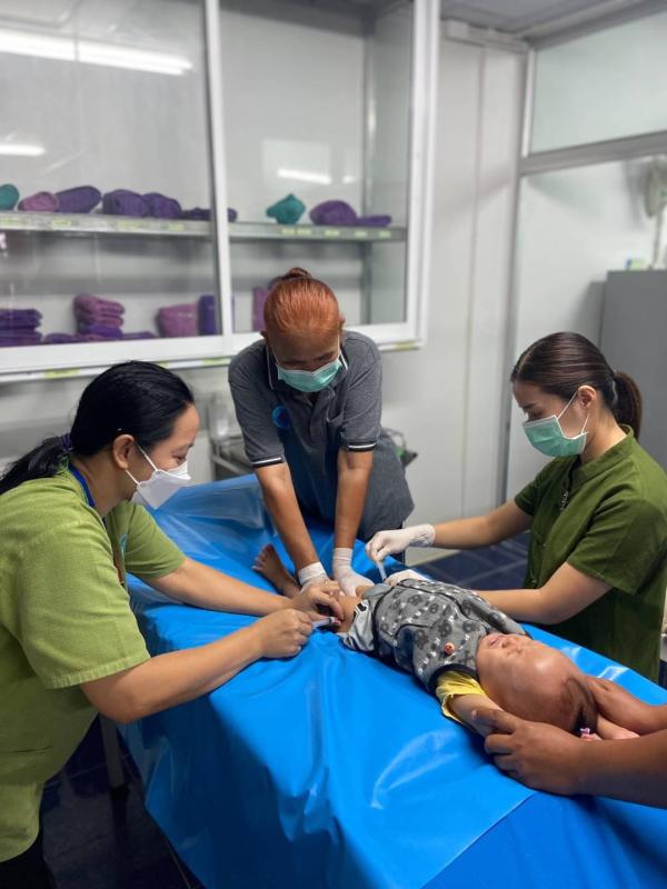 14/6/66 รพ.สต.บ้านสันป่าไร่ ให้บริการฉีดวัคซีน , เคลือบฟลูออไรด์ , เจาะเลือดตรวจ hct , จ่ายยา para syr และ ferrous syr เด็ก อายุ 0-5 ปี จำนวน 28 ราย