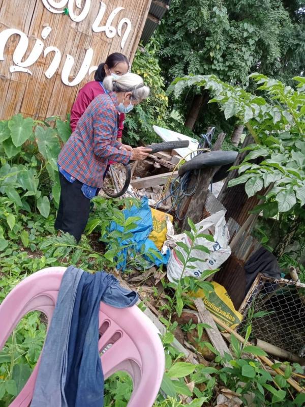 25/6/66 จนท.รพ.สต.บ้านสันป่าไร่ร่วมกับอสม.ม.3 บ้านจบปิ ควบคุมโรคไข้เลือดออก รอบ 2 เคสดช.ณัฐคุณ พงษ์ไทย