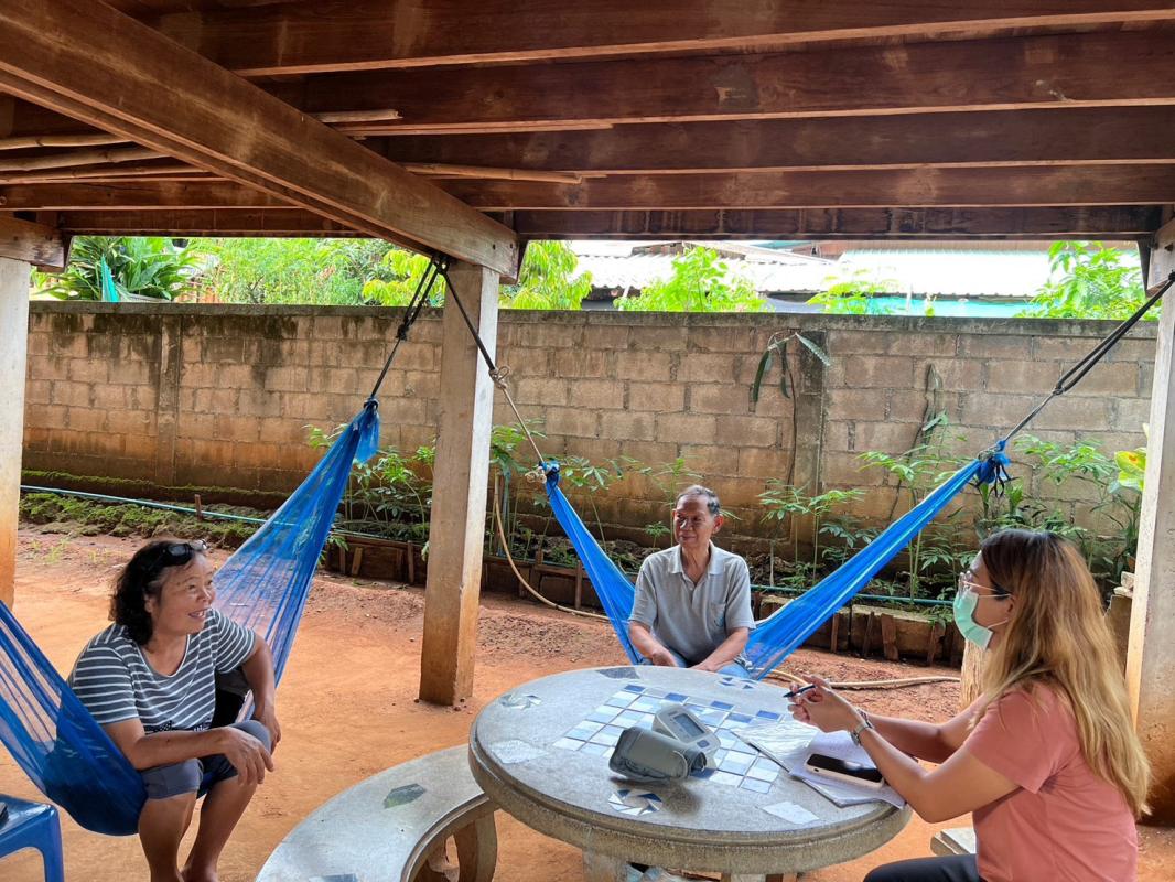 วันที่22/06/2566 จนท. รพ.สต.บ้านสันป่าไร่ เยี่ยมบ้านผู้ป่วยPalliative Care จำนวน 4 ราย ผู้ป่วยNCD จำนวน 6  ราย ผู้ป่วยผ่าตัดหลังออกจากรพ. จำนวน 2 ราย ผู้ป่วยกระดูกแตก จำนวน 1 ราย ครอบครัวเด็กมีปัญหาด้านสุขภาพจิตจำนวน 2 ครอบครัว ผู้พิการ จำนวน 3 ราย