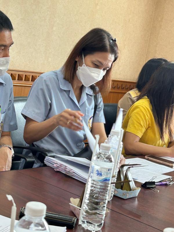 10/7/66 ช่วงเช้า จนท.รพ.สต.ฝั่งตะวันตก 10 แห่ง เข้าร่วมประชุมหารือกับกองสาธารณสุข เรื่อง แนวทางการเบิกค่าตอบแทน ฉ.11