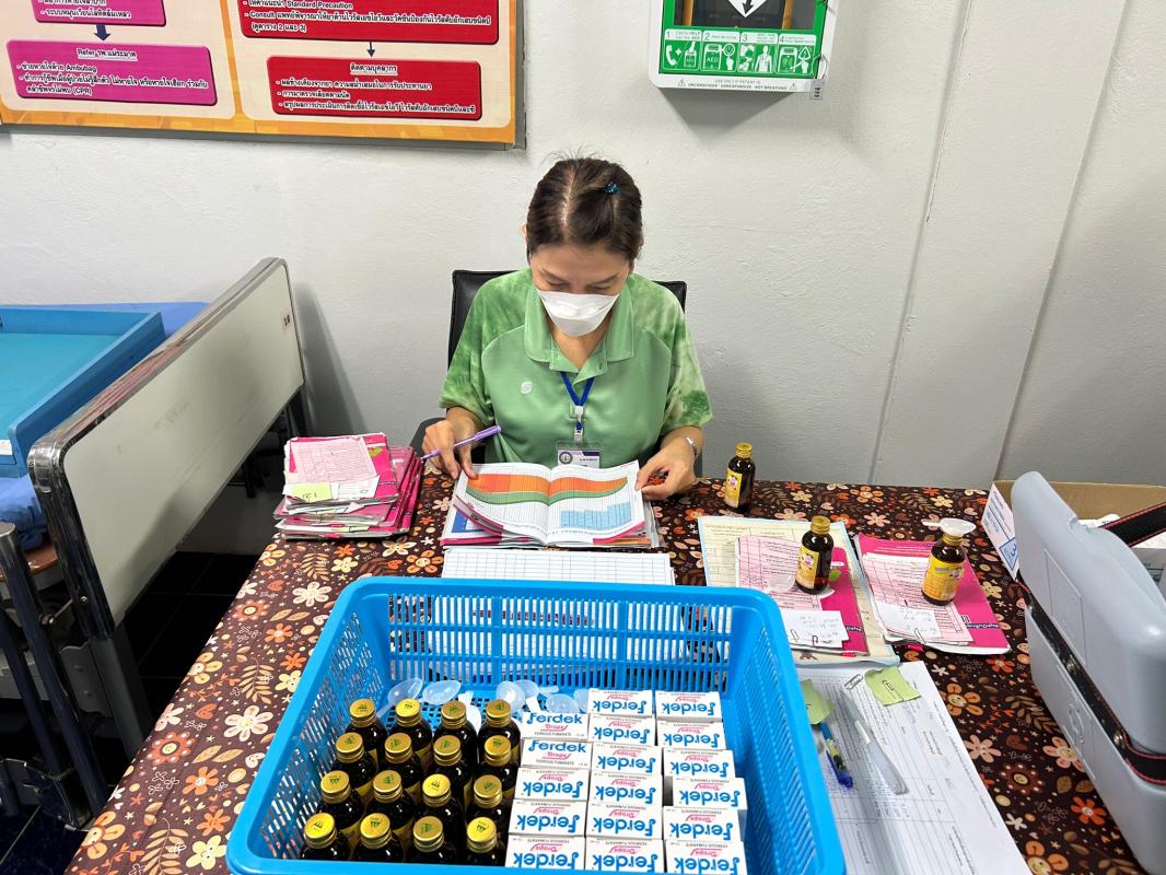 12/7/66 รพ.สต.บ้านสันป่าไร่ ให้บริการฉีดวัคซีนเด็กอายุ 0-5 ปี จำนวน 29 ราย และมีบริการเคลือบฟลูออไรด์/ให้ความรู้เรื่องการดูแลสุขภาพช่องปาก , การยืนยันตัวตน(Authentication) , เจาะเลือดตรวจความเข้มข้นของเลือด(Hct) , จ่ายยา Para syr/Ferrous syr