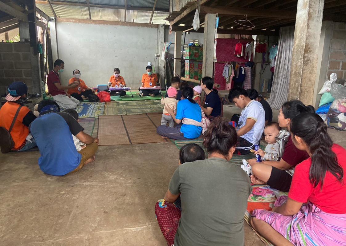 13/7/66 รพ.สต.บ้านสันป่าไร่ ออกหน่วยฉีดวัคซีนเด็กอายุ 0-5 ปี ที่ หมู่ 6 บ้านห้วยกระทิง จำนวน 7 ราย มีการเจาะเลือดตรวจความเข้มข้นของเลือด(Hct) , จ่ายยา para syrferrous syr