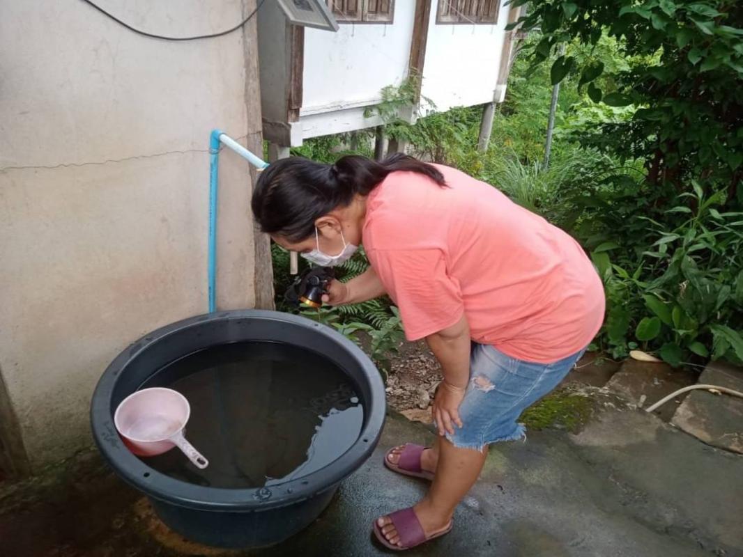25/7/66 จนท.รพ.สต.บ้านสันป่าไร่ร่วมกับอสม.ม.5บ้านสันป่าไร่ ควบคุมโรคไข้เลือดออกรอบที่1เคสนางซานดาอ่อง