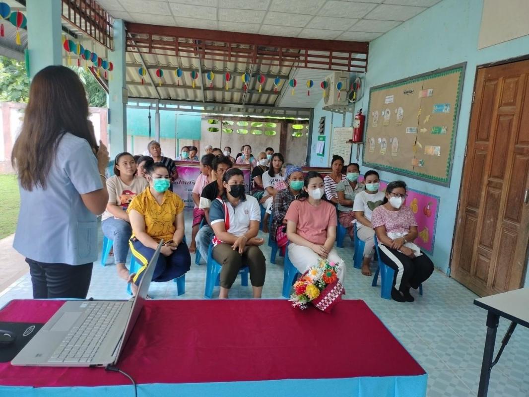 24766 จนท.รพ.สต.บ้านสันป่าไร่ ร่วมเป็นวิทยากรให้ความรู้แก่ผู้ปกครองเด็กศูนย์พัฒนาเด็กเล็กบ้านป่าไร่เหนือ