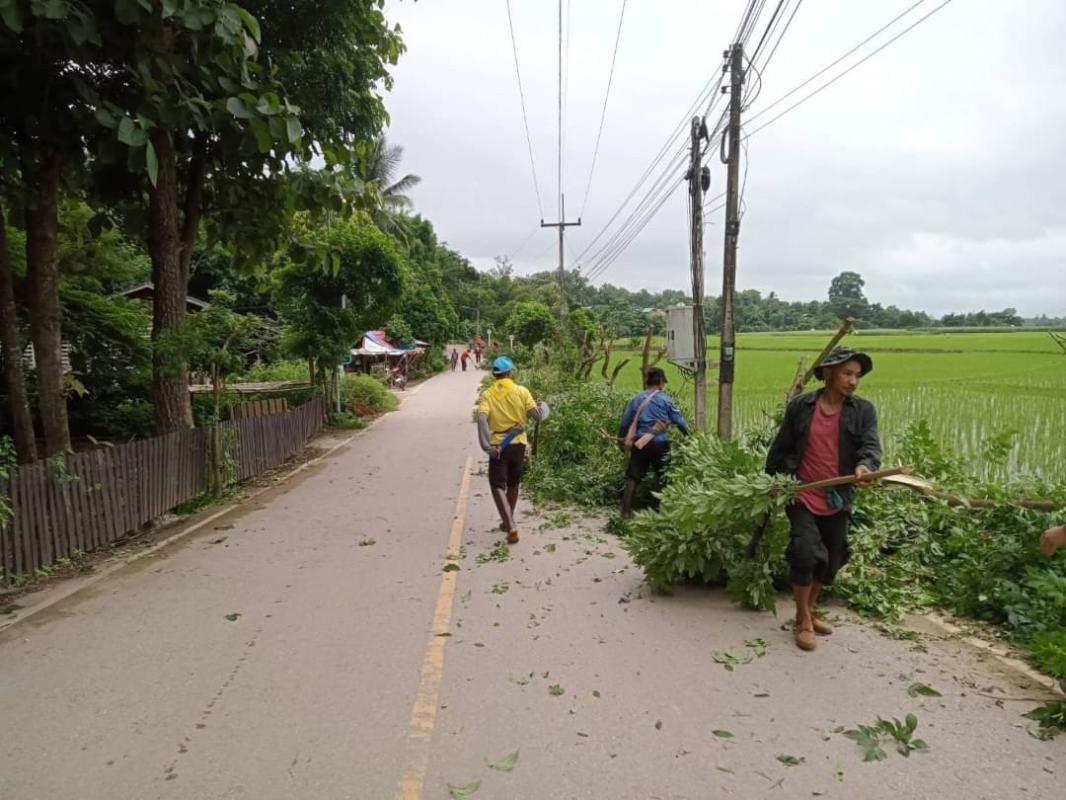 28/7/66 จนท.รพ.สต.บ้านสันป่าไร่ ร่วมกับผู้นำชุมชนและประชาชน หมู่ที่ 3 บ้านป่าไร่เหนือ จัดกิจกรรมพัฒนาสิ่งแวดล้อมในหมู่บ้าน เนื่องในวันเฉลิมพระชนมพรรษา พระบาทสมเด็จพระเจ้าอยู่หัว รัชกาลที่ 10