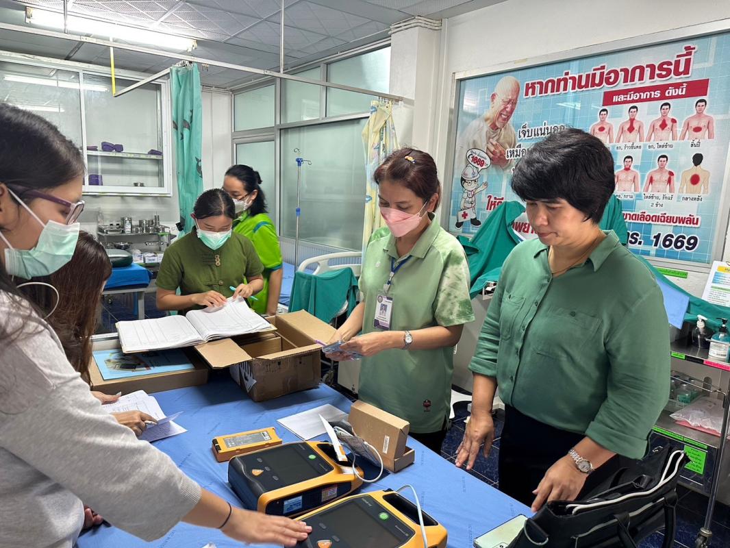 16 ส.ค.66 รพ.สต.บ้านสันป่าไร่ รับการตรวจครุภัณฑ์ทางการแพทย์ที่ได้รับจัดสรรจากงบเงินกู้โควิด จากทีม สตง.