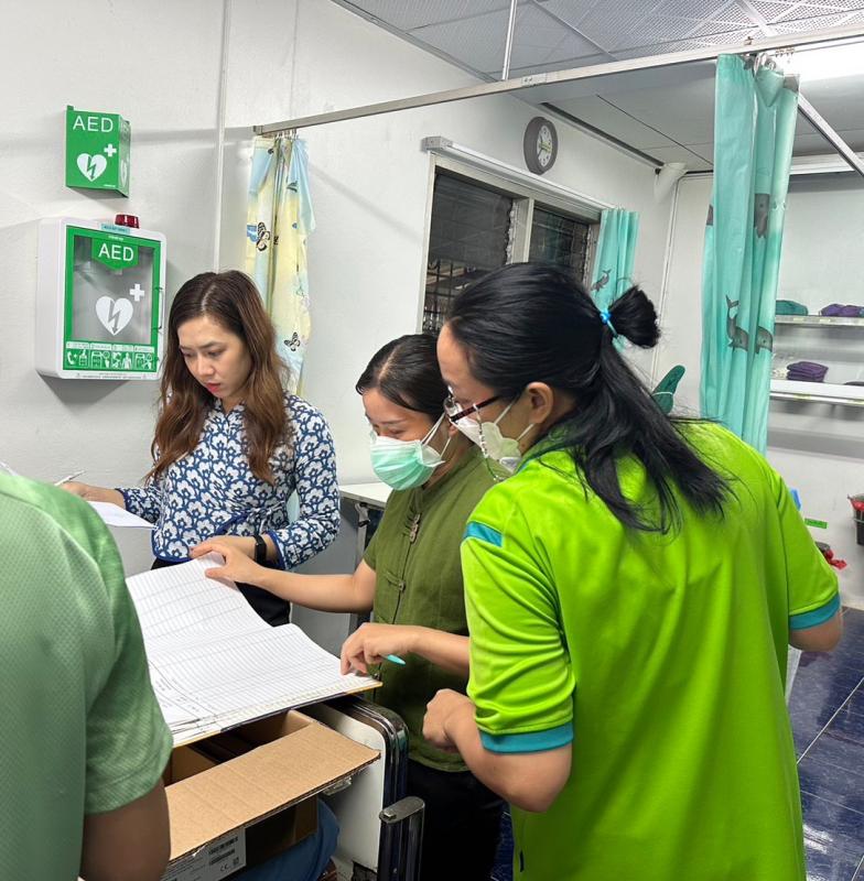 16 ส.ค.66 รพ.สต.บ้านสันป่าไร่ รับการตรวจครุภัณฑ์ทางการแพทย์ที่ได้รับจัดสรรจากงบเงินกู้โควิด จากทีม สตง.