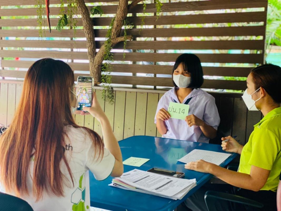 6966 รพ.สต.บ้านสันป่าไร่ ฉีดวัคซีน HPV(ป้องกันโรคมะเร็งปากมดลูก)นักเรียนหญิง ชั้น ป.5 ถึง ม.3 จำนวน 7 ร.ร. รวมทั้งหมด 74 ราย