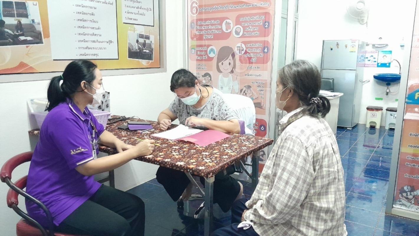 24/10/66 ช่วงบ่าย รพ.สต.บ้านสันป่าไร่ ร่วมกับ แพทย์ และ ทีม รพ.แม่ระมาด จ่ายยาผู้ป่วยโรคเบาหวาน ที่รับยาที่ รพ.สต.จำนวน 22 ราย มีกิจกรรมแลกเปลี่ยนเรียนรู้,แจ้งผลการตรวจเลือด/ผลการตรวจ EKG ประจำปี,จ่ายยา,ตรวจสุขภาพช่องปาก,นับจำนวนยาและทบทวนความเข้าใจการทาน