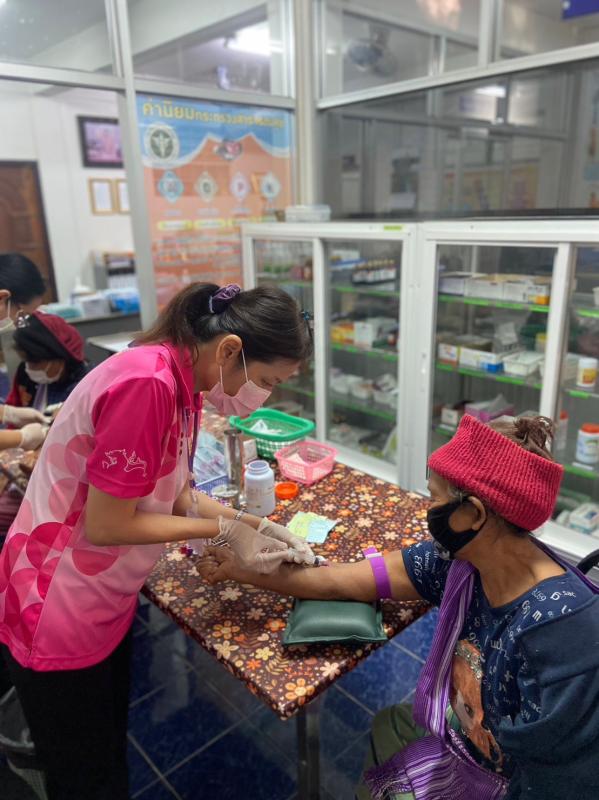 19/12/66 รพ.สต.บ้านสันป่าไร่ เจาะเลือดประจำปี(screening lab) ,ตรวจปัสสาวะ,ตรวจคลื่นไฟฟ้าหัวใจ(EKG),ยืนยันตัวตน(Authen) ผู้ป่วยโรคความดันโลหิตสูง กลุ่ม 3 จำนวน 19 ราย และ รณรงค์หยอดวัคซีนป้องกันโรคโปลิโอ รอบสอง จำนวน 5 หมู่บ้าน