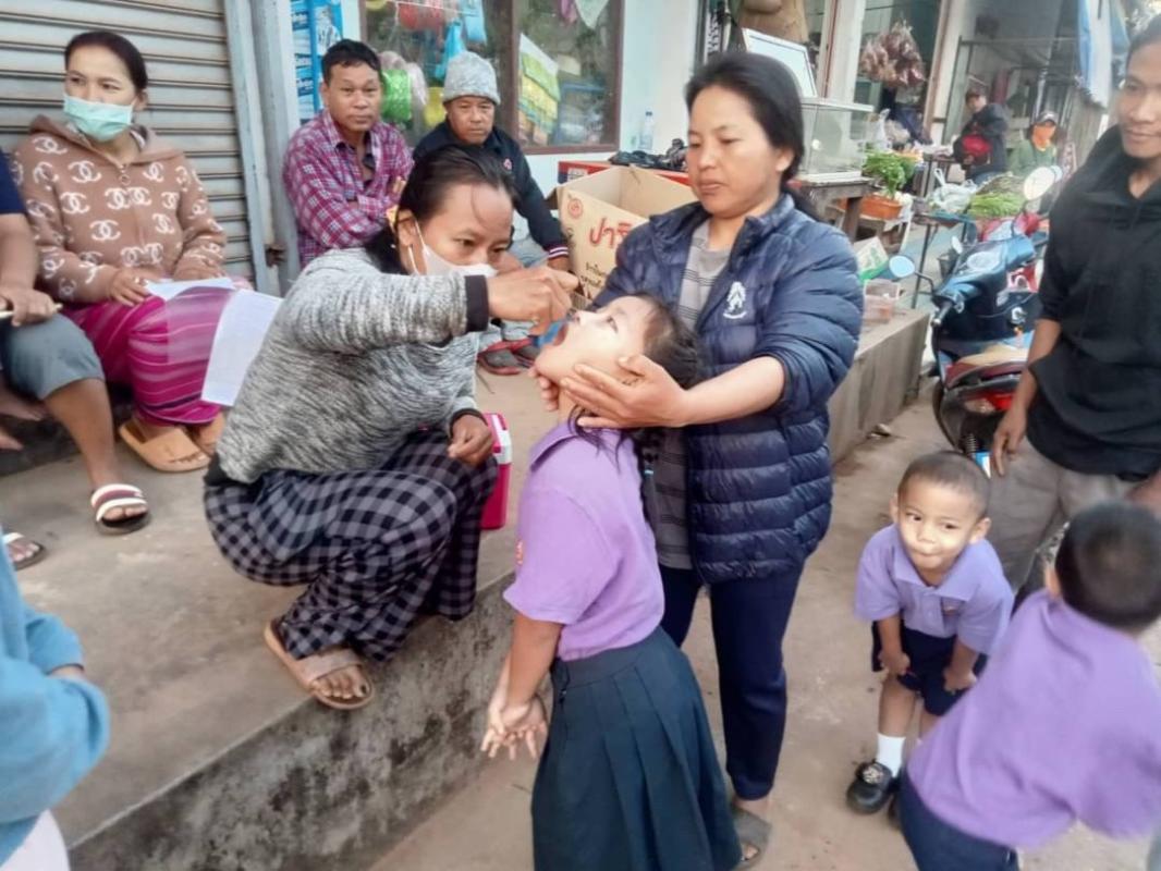 19/12/66 รพ.สต.บ้านสันป่าไร่ เจาะเลือดประจำปี(screening lab) ,ตรวจปัสสาวะ,ตรวจคลื่นไฟฟ้าหัวใจ(EKG),ยืนยันตัวตน(Authen) ผู้ป่วยโรคความดันโลหิตสูง กลุ่ม 3 จำนวน 19 ราย และ รณรงค์หยอดวัคซีนป้องกันโรคโปลิโอ รอบสอง จำนวน 5 หมู่บ้าน