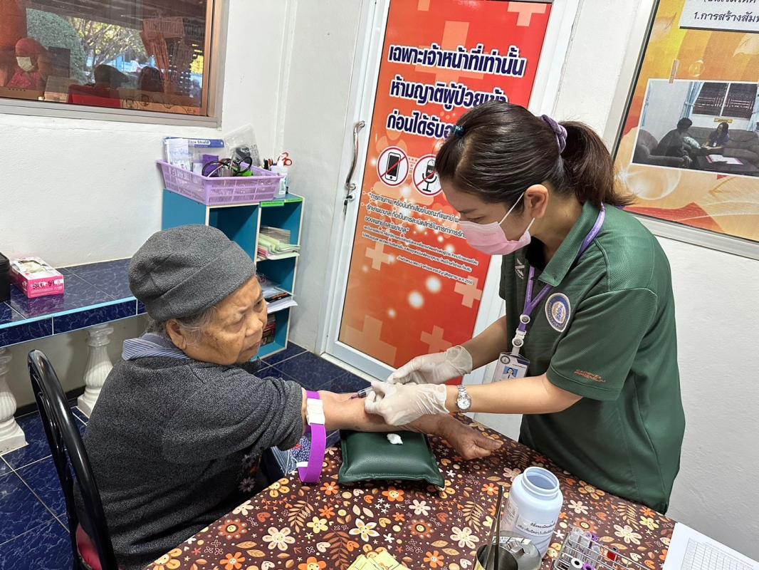 20/12/66 รพ.สต.บ้านสันป่าไร่ เจาะเลือดประจำปี(screening lab) ,ตรวจปัสสาวะ,ตรวจคลื่นไฟฟ้าหัวใจ(EKG),ยืนยันตัวตน(Authen) ผู้ป่วยโรคความดันโลหิตสูง กลุ่ม 3(วันที่2) จำนวน 29 ราย