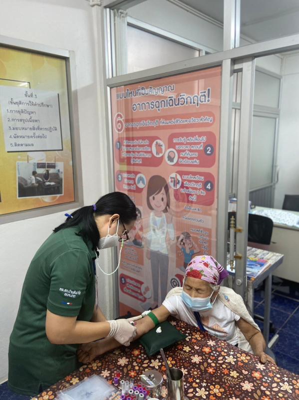 20/12/66 รพ.สต.บ้านสันป่าไร่ เจาะเลือดประจำปี(screening lab) ,ตรวจปัสสาวะ,ตรวจคลื่นไฟฟ้าหัวใจ(EKG),ยืนยันตัวตน(Authen) ผู้ป่วยโรคความดันโลหิตสูง กลุ่ม 3(วันที่2) จำนวน 29 ราย