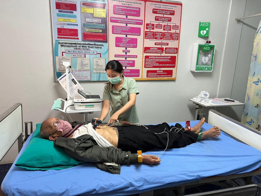 20/12/66 รพ.สต.บ้านสันป่าไร่ เจาะเลือดประจำปี(screening lab) ,ตรวจปัสสาวะ,ตรวจคลื่นไฟฟ้าหัวใจ(EKG),ยืนยันตัวตน(Authen) ผู้ป่วยโรคความดันโลหิตสูง กลุ่ม 3(วันที่2) จำนวน 29 ราย