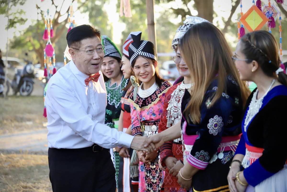 นายกองค์การบริหารส่วนจังหวัดตาก เป็นประธานในพิธีเปิดงาน โครงการส่งเสริมและสืบสานประเพณีปีใหม่ม้ง ประจำปี พ.ศ. 2567 