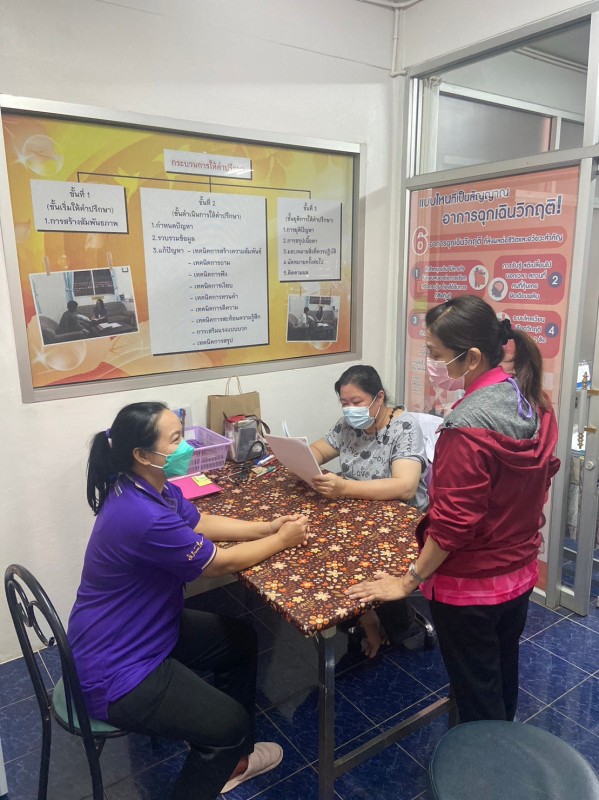 23/1/67 รพ.สต.บ้านสันป่าไร่ ร่วมกับ รพ.แม่ระมาด ให้บริการจ่ายยาผู้ป่วยโรคเบาหวานที่รับยาที่ รพ.สต.จำนวน 21 ราย ตรวจและแจ้งผลการตรวจเลือดโดยแพทย์,ทบทวนความเข้าใจการทานยาและนับจำนวนยาก่อนผู้ป่วยกลับบ้าน