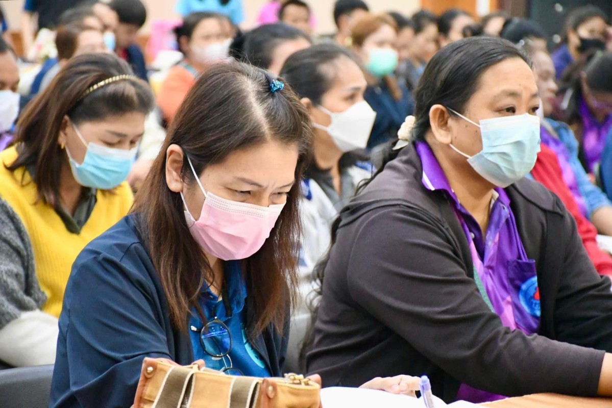 2/2/67 จนท.รพ.สต.บ้านสันป่าไร่ และ อสม.เข้าร่วมอบรม“มหัศจรรย์ 1,000 วันแรกแห่งชีวิต สร้างคน สร้างชีวิต สร้างชาติ” ที่ อบจ.ตาก