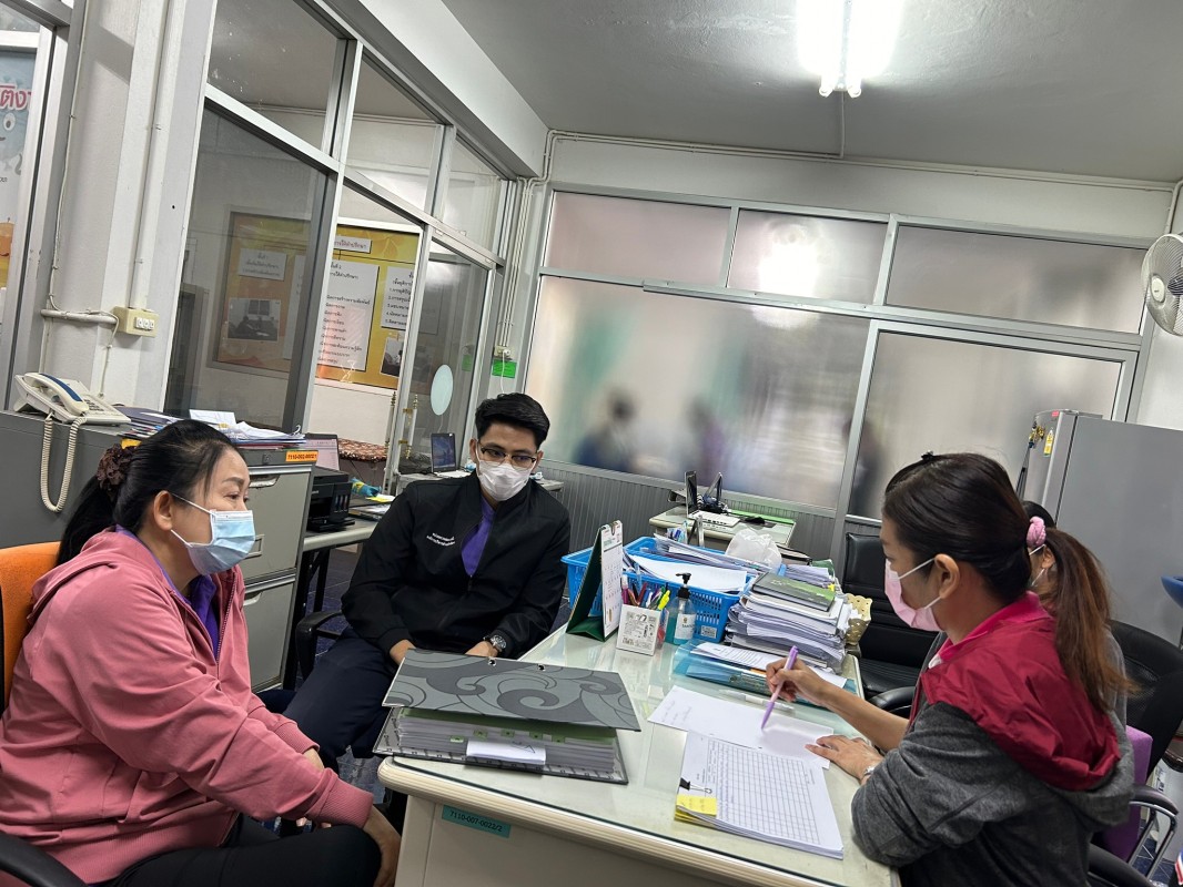 6 ก.พ.2567 หน่วยตรวจสอบภายใน อบจ.ตาก มาให้คำแนะนำและชี้แจงรายละเอียดการจัดทำเอกสารการใช้รถและการเบิกพัสดุ ที่ รพ.สต.บ้านสันป่าไร่