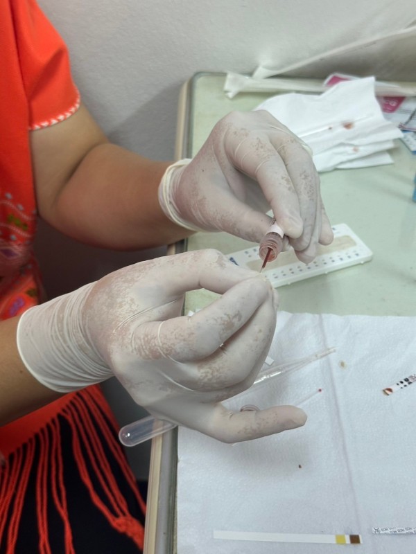 9 ก.พ.2567 รพ.สต.บ้านสันป่าไร่ ทดสอบความชำนาญทางห้องปฏิบัติการหน่วยบริการปฐมภูมิ ครั้งที่ 1/2567 ศูนย์วิทยาศาสตร์การแพทย์ที่ 2 พิษณุโลก พร้อมทั้งบันทึกผลทางเว็ปไซต์กองทดสอบความชำนาญ