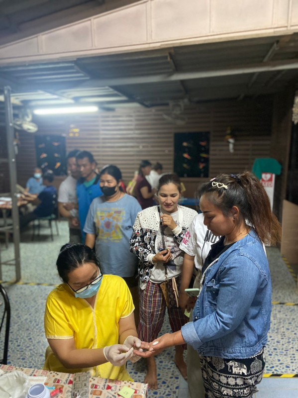 4 มี.ค.67 เวลา 18.30 น. รพ.สต.บ้านสันป่าไร่ จัดกิจกรรม เจาะเลือดตรวจสารเคมีตกค้าง อสม.จำนวน 76 ราย , รับมอบอาหารเสริมคุณแม่เพื่อสุขภาพคุณลูก ในโครงการ “มหัศจรรย์1,000วันฯ” และ ประชุมประจำเดือน อสม.